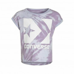Детская футболка с коротким рукавом Converse Tie Dye Plum