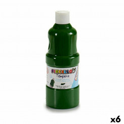 Tempera 400 ml Dark green (6 Units)