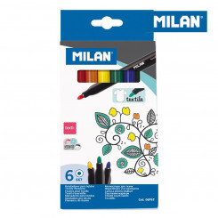 Набор фломастеров Milan Blue PVC (Ø 4 мм)