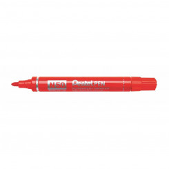 Перманентный маркер Pentel N50-BE Red 12 шт.