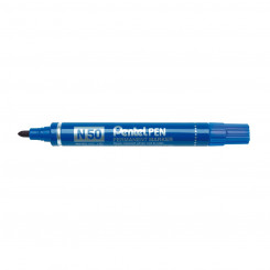 Перманентный маркер Pentel N50-BE Blue 12 шт.