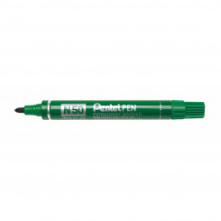 Перманентный маркер Pentel N50-BE Green 12 шт.