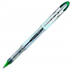 Liquid ink ballpoint pen Uni-Ball Vision Elite UB-200 Green 12 Units