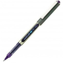 Liquid ink ballpoint pen Uni-Ball Rollerball Eye Fine UB-157 Violet 12 Units
