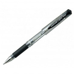Liquid ink ballpoint pen Uni-Ball Signo Broad UM-153 W Black 12 Units