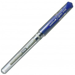 Liquid ink ballpoint pen Uni-Ball Signo Broad UM-153 W Blue 12 Units