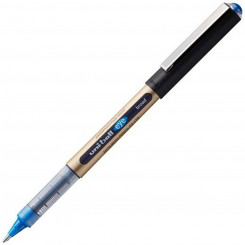 Liquid ink ballpoint pen Uni-Ball Rollerball Eye Broad UB-150 Blue 12 Units