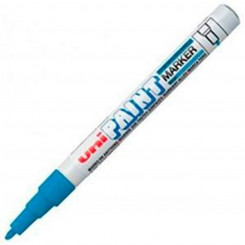 Permanent marker Uni-Ball Paint PX-21L Light Blue 12 Units