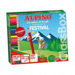 Карандаши цветные Alpino Festival 288 шт.