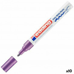 Перманентный маркер Edding 750 Violet 10 шт.