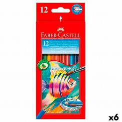 Watercolour Pencils Faber-Castell Multicolour (6 Units)