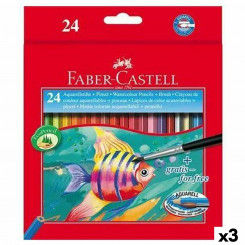 Akvarellpliiatsid Faber-Castell Multicolour (3 ühikut)