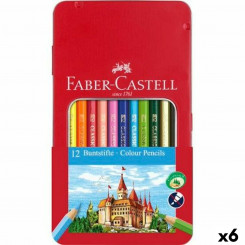 Värvimispliiatsid Faber-Castell Multicolour (6 ühikut)
