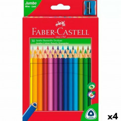 Colouring pencils Faber-Castell Multicolour (4 Units)