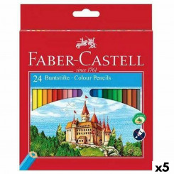 Värvimispliiatsid Faber-Castell Multicolour (5 ühikut)