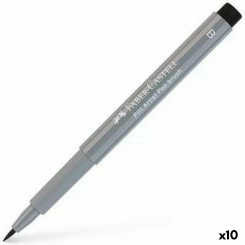 felt-tip pens Faber-Castell Pitt Artist III Light grey 10Units