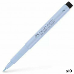felt-tip pens Faber-Castell Pitt Artist Light Blue 10Units