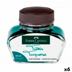 Inkwell Faber-Castell Turquoise 30 ml (6 Units)