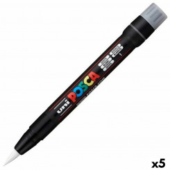 felt-tip pens POSCA PCF-350 White 5 Units