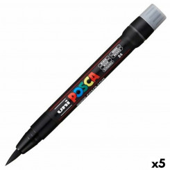 felt-tip pens POSCA PCF-350 Black 5 Units