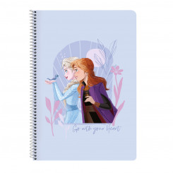 Notebook Frozen Believe Lilac A4 80 Sheets