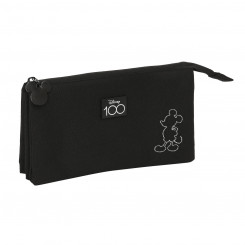 Тройная универсальная сумка Mickey Mouse Clubhouse, черная (22 x 12 x 3 см)
