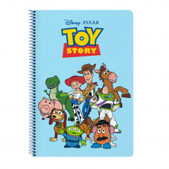 Notebook Toy Story Ready to play Light Blue A4 80 Sheets