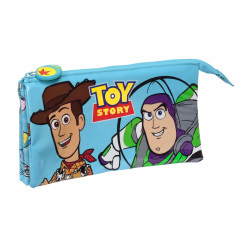 Triple Carry-all Toy Story Ready to play Light Blue (22 x 12 x 3 cm)