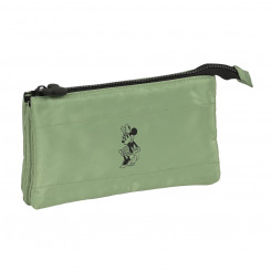 Тройная сумка Minnie Mouse Mint Mint Shadow Военный зеленый (22 x 12 x 3 см)