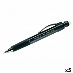 Pencil Lead Holder Faber-Castell Grip Plus Black 0,7 mm (5 Units)