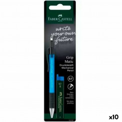 Pencil Lead Holder Faber-Castell Grip  Matic Blue 0,7 mm (10Units)