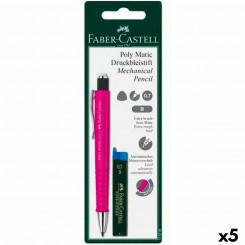 Грифель для карандашей Faber-Castell Grip Matic Розовый 0,7 мм (5 шт.)