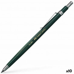 Грифель для карандашей Faber-Castell Tk 4600 Зеленый 0,7 мм (10шт.)