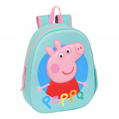 School Bag Peppa Pig Turquoise