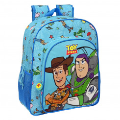 School Bag Toy Story Ready to play Light Blue (32 x 38 x 12 cm)