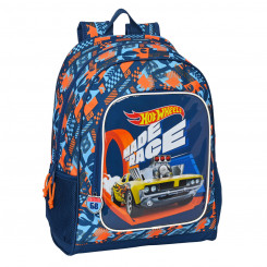 Школьная сумка Hot Wheels Speed club Оранжевая (32 x 42 x 14 см)