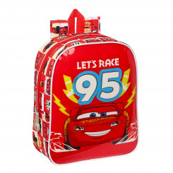 Детская сумка Cars Let's Race Красный Белый (22 х 27 х 10 см)