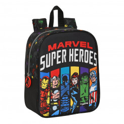 Детская сумка The Avengers Super Heroes Черная (22 х 27 х 10 см)