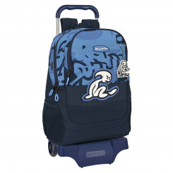 Школьный рюкзак на колесах El Niño Bahia Blue (32 x 44 x 16 см)