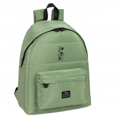 Школьная сумка Минни Маус Мятные тени Военный зеленый (33 х 42 х 15 см)
