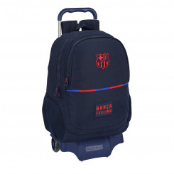 Школьный рюкзак на колесах ФК Барселона (32 х 44 х 16 см)