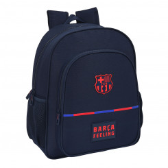 School Bag F.C. Barcelona Navy Blue (32 x 38 x 12 cm)