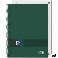 Notebook Oxford European Book Write&Erase Military green A4 80 Sheets 5 Units