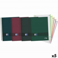 Notebook Set Oxford European Book 5 Multicolour A4 120 Sheets 5 Units