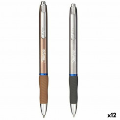 Pen Sharpie SGEL Metallic Silver Blue Copper 12 Units