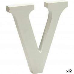 Decoration Letter V (1 x 15 x 13,5 cm) (12 Units)