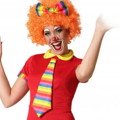 Галстук Разноцветная Лента Мужской Клоун, набор из 2 предметов