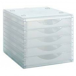 Modular Filing Cabinet Archivo 2000 ArchivoTec 5 drawers Translucent (34 x 27 x 26 cm)