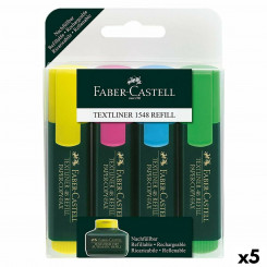 Set of Markers Faber-Castell Fluorescent 5 Units
