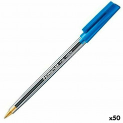 Pen Staedtler Stick 430 Blue 50 Units